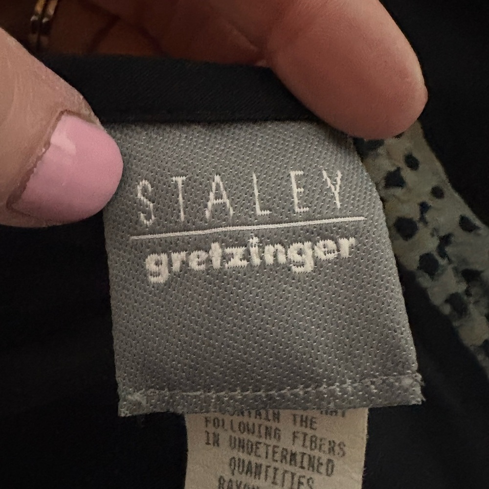 Staley gretzinger Multicolor Patchwork Button Dow… - image 8